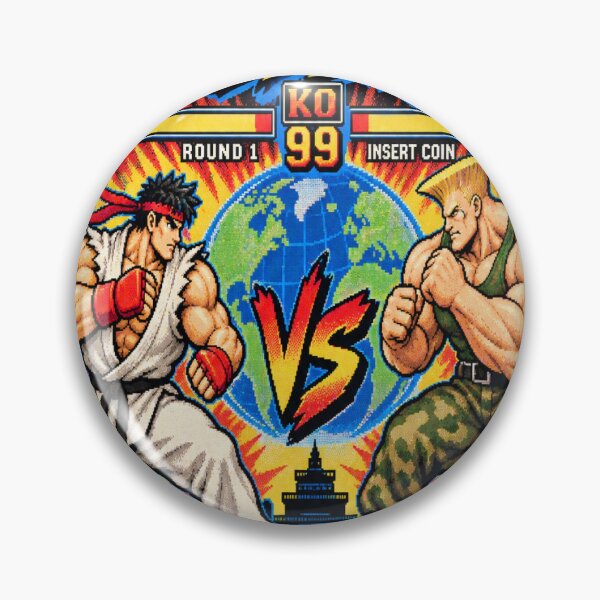 Item preview, FIGHT! – Street Fighter II Retro Arcade Homage designed and sold by Cohaagens Bazaar.