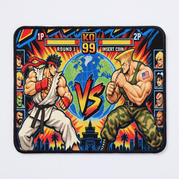 Item preview, FIGHT! – Street Fighter II Retro Arcade Homage designed and sold by Cohaagens Bazaar.