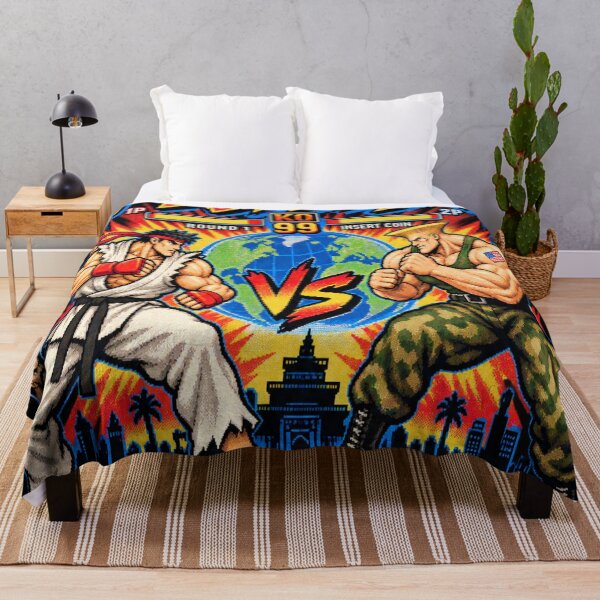 Item preview, FIGHT! – Street Fighter II Retro Arcade Homage designed and sold by Cohaagens Bazaar.