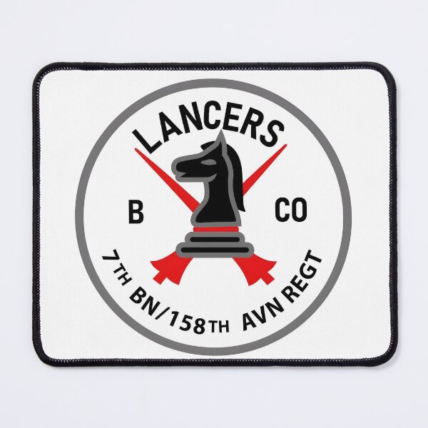 Item preview, B Co 7th BN 158th AVN REGT "Lancers" Emblem designed and sold by CharlieDesings.