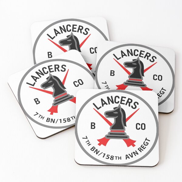 Item preview, B Co 7th BN 158th AVN REGT "Lancers" Emblem designed and sold by CharlieDesings.