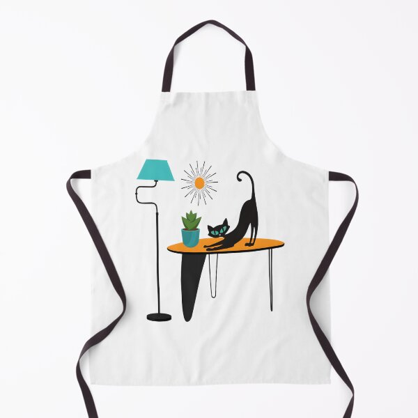 Item preview, Retro Mid Century Modern Cat Pouncing Art Cute Vintage 1950S Kitten Illustration For Animal Lovers And Mcm Home Decor Enthusiasts | ⭐⭐⭐⭐⭐ Best Seller designed and sold by TalbiahmedRedha.