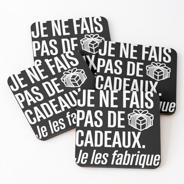 Item preview, I Don't Give Gifts, I Make Them! Christmas 3D Printing White Text designed and sold by Niebieski-Labs.