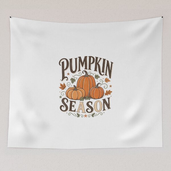 Item preview, Pumpkin Season Vintage Fall Autumn designed and sold by Zenith Design.