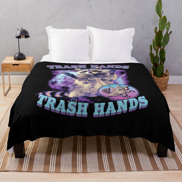 Item preview, Trash Hands - Not Jazz Hands! Funny Raccoon Vintage Bootleg designed and sold by aynorsadier.