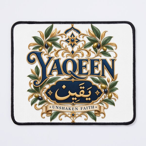 Item preview, Yaqeen Unshaken Faith Islamic Design designed and sold by InkroarCo.