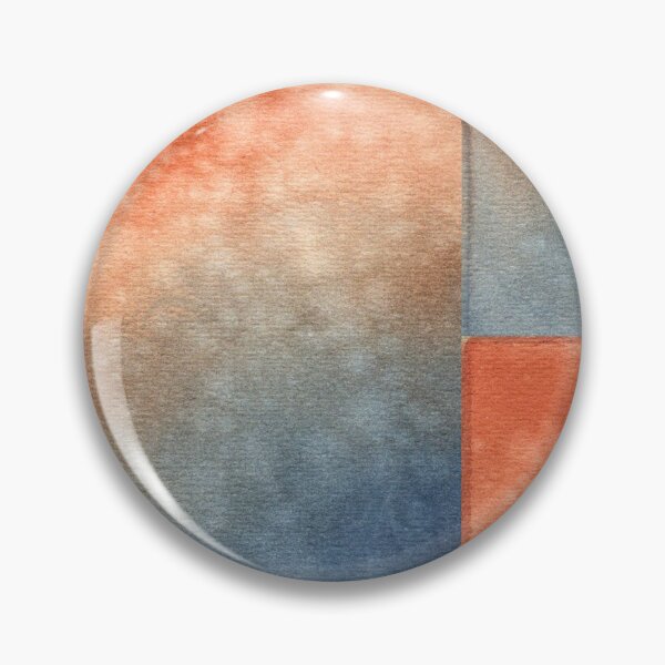 Item preview, Terracotta and Navy Watercolour Gradient: Minimal Abstract Art designed and sold by ArithraStudio.