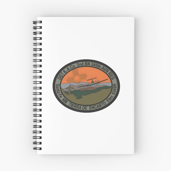 Item preview, DET 6 A Co 2nd BN 245th AVN REG Santa Fe Emblem designed and sold by CharlieDesings.