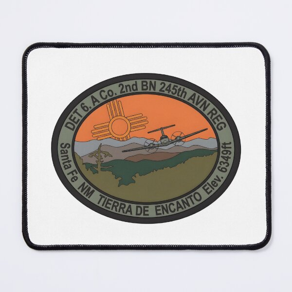 Item preview, DET 6 A Co 2nd BN 245th AVN REG Santa Fe Emblem designed and sold by CharlieDesings.