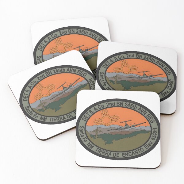 Item preview, DET 6 A Co 2nd BN 245th AVN REG Santa Fe Emblem designed and sold by CharlieDesings.