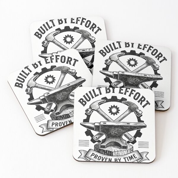 Item preview, Built by Effort Vintage Anvil Hammers Poster designed and sold by Ironclash86.