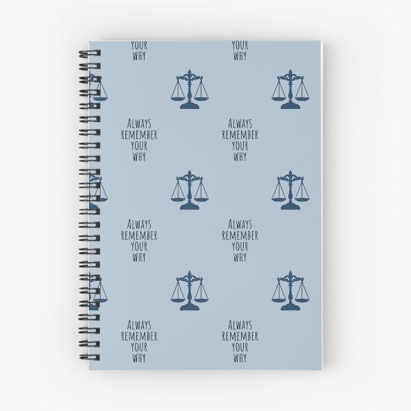 Item preview, Always Remember Your Why Scales Of Justice | Gift For Law Student | Inspirational Law Quote Gift For Future Lawyer | Future Lawyer Motivation Quote designed and sold by VivaFy.
