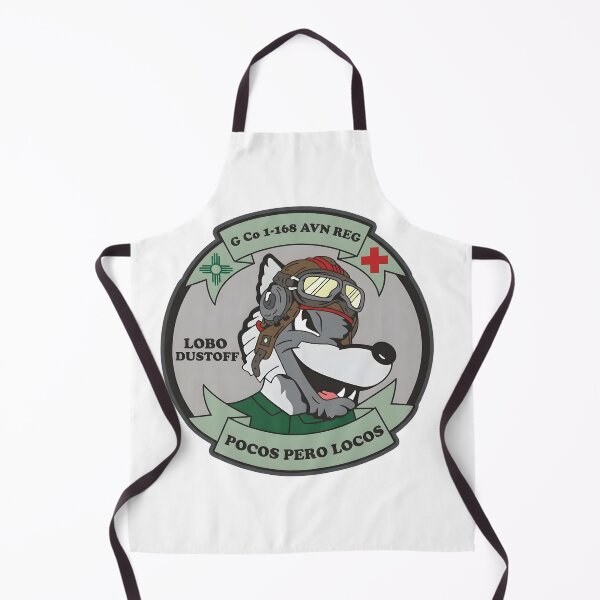 Item preview, G Co 1-168 AVN REG "Lobo Dustoff" Emblema Pocos Pero Locos designed and sold by CharlieDesings.