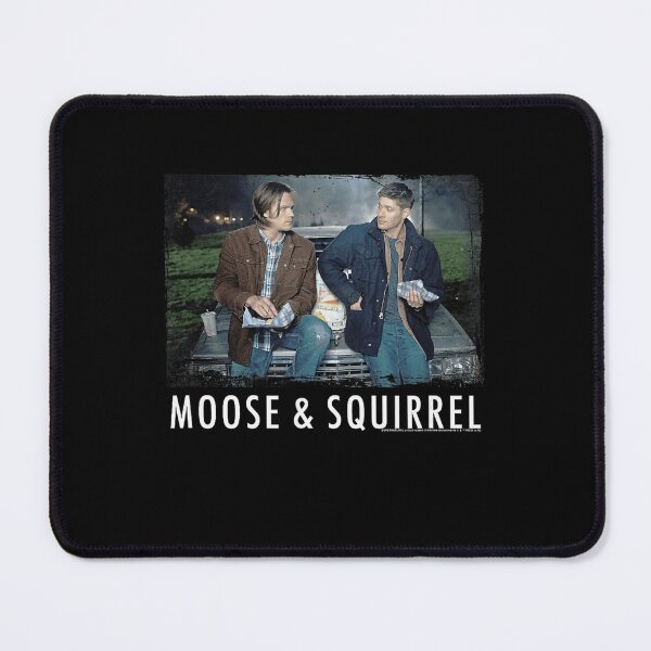 Item preview, Supernatural Moose And Squirrel Brothers Design designed and sold by taufestiamatne.