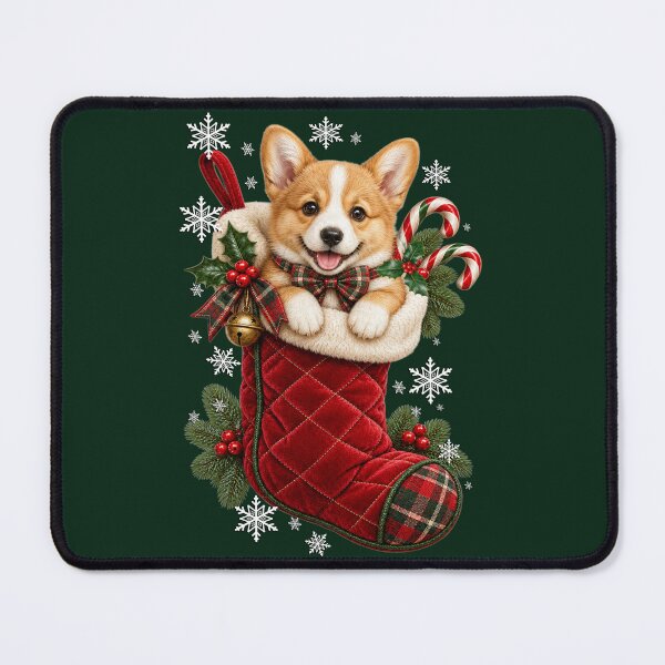 Item preview, Christmas Corgi Stocking Cute Dog Holiday Gift designed and sold by Cute & Sassy Custom Gifting Boutiques.