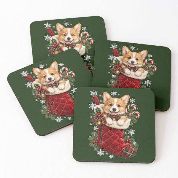 Item preview, Christmas Corgi Stocking Cute Dog Holiday Gift designed and sold by Cute & Sassy Custom Gifting Boutiques.