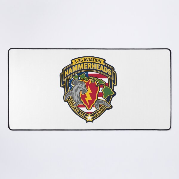Item preview, 3rd Battalion 25th Aviation Regiment "Hammerheads" Shield Emblem designed and sold by CharlieDesings.