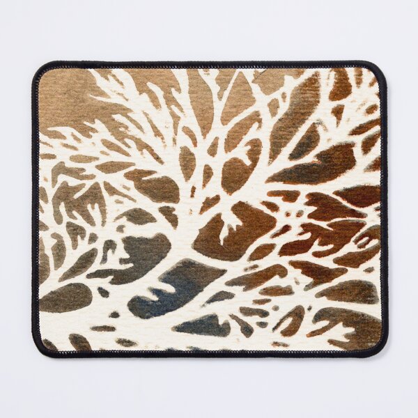 Item preview, White Winter Trees: Earth-Tone Abstract Forest Watercolour designed and sold by ArithraStudio.