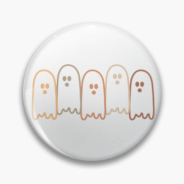 Item preview, Warm Neutral Beige Kawaii Ghosts Minimalist Spooky Line Art designed and sold by Aesthetic Crew.