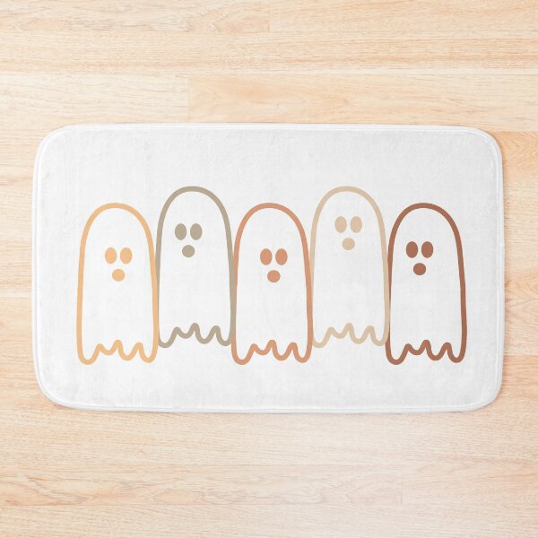 Item preview, Warm Neutral Beige Kawaii Ghosts Minimalist Spooky Line Art designed and sold by Aesthetic Crew.