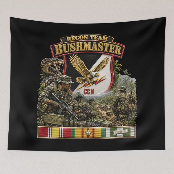 Item preview, Pocket Patch - Vietnam - Recon Team Bushmaster - 3D - Enhanced - Mission designed and sold by Military Insignia Products.