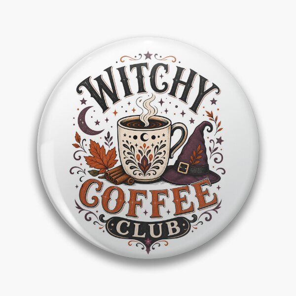 Item preview, Witchy Coffee Club Halloween Witch Coffee designed and sold by Zenith Design.