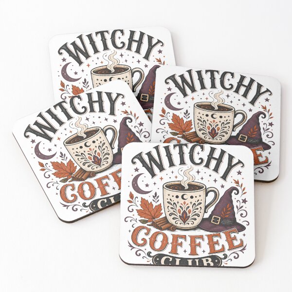 Item preview, Witchy Coffee Club Halloween Witch Coffee designed and sold by Zenith Design.