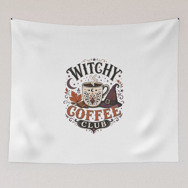 Item preview, Witchy Coffee Club Halloween Witch Coffee designed and sold by Zenith Design.