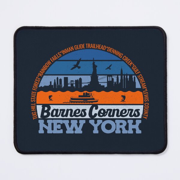 Item preview, Barnes Corners New York Sunset Retro Vintage Local Pride Logo designed and sold by CRHPOD20.