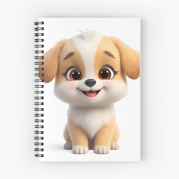 Item preview, Adorable Fluffy Baby Puppy with Sparkle Eyes designed and sold by VisualVerseLab.