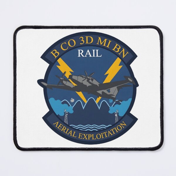 Item preview, B Co 3d MI BN "RAIL" Aerial Exploitation Emblem designed and sold by CharlieDesings.