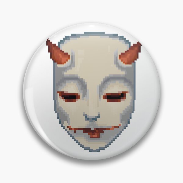 Item preview, Pixel Demon Mask designed and sold by li0lil.