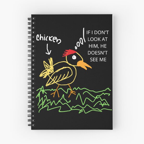 Item preview, Chicken - If I don't look at him, he doesn't see me designed and sold by Code6Coffee.