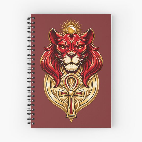 Item preview, Sekhmet Egyptian Goddess of War with Lioness Head and Ankh designed and sold by MythicMood.