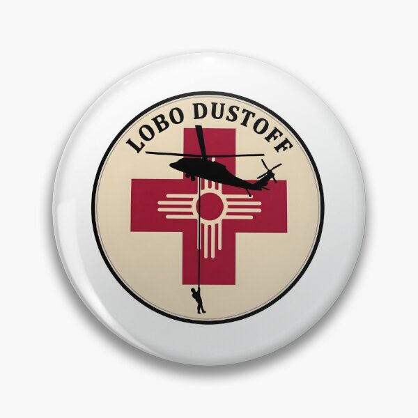 Item preview, Lobo Dustoff HH-60 Black Hawk Medevac Hoist Emblem designed and sold by CharlieDesings.