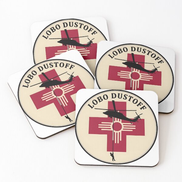 Item preview, Lobo Dustoff HH-60 Black Hawk Medevac Hoist Emblem designed and sold by CharlieDesings.