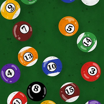 Artwork thumbnail, Pool Table Pattern by Higher Light