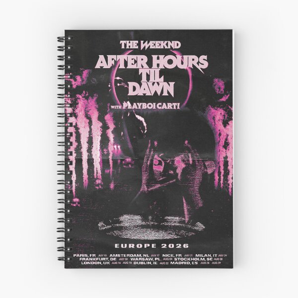 Item preview, pink the weeknd after hours til dawn graphic poster print designed and sold by dandelionzone.