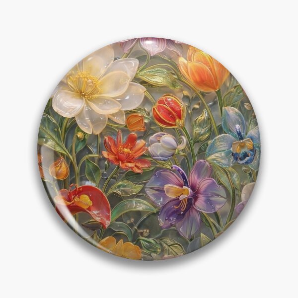 Item preview, Elegant Glass R oses - Glossy Floral Art designed and sold by Alaa-love-art.