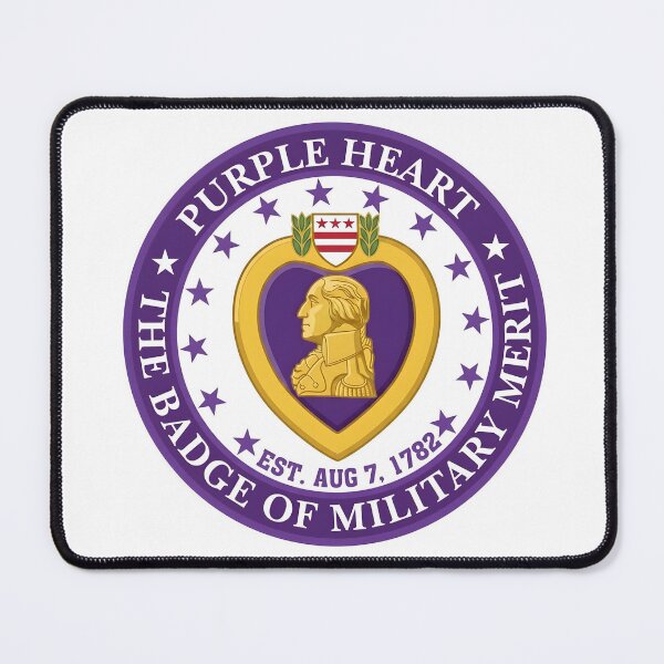 Item preview, Purple Heart Badge of Military Merit Established 1782 Seal Emblem designed and sold by CharlieDesings.
