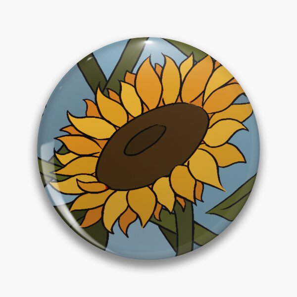 Item preview, Sunflower Stained Glass pattern designed and sold by Fridayscorner.
