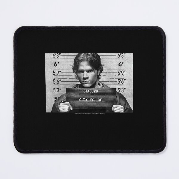 Item preview, Supernatural Sam Winchester Mugshot Portrait Design designed and sold by taufestiamatne.