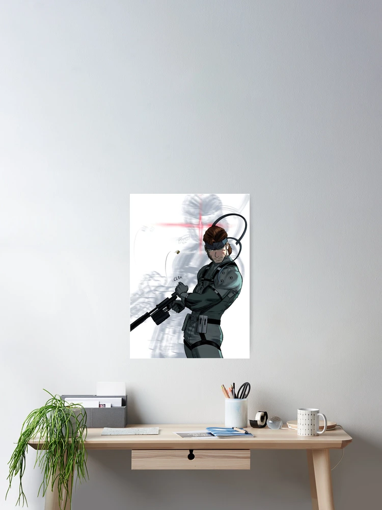 Thumbnail 2 of 3, Poster, Solid Snake designed and sold by RVNNT.