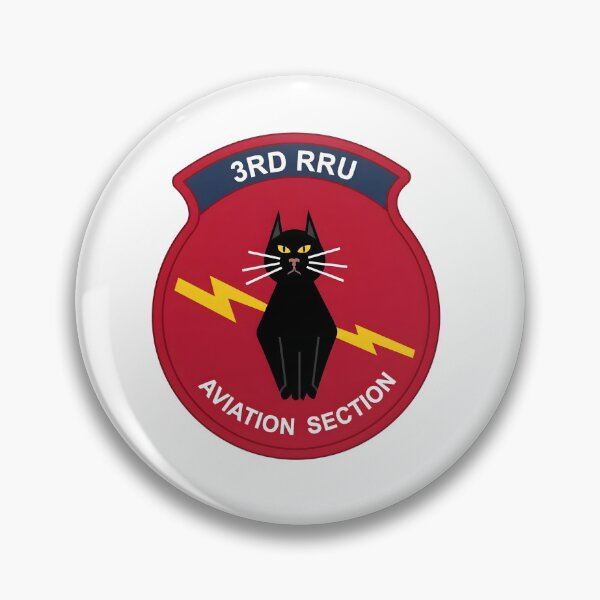 Item preview, 3rd Radio Research Unit Aviation Section Black Cat Emblem designed and sold by CharlieDesings.