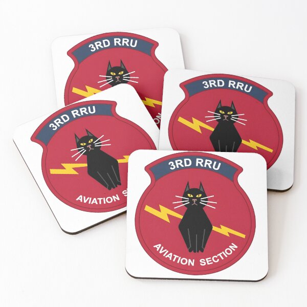 Item preview, 3rd Radio Research Unit Aviation Section Black Cat Emblem designed and sold by CharlieDesings.
