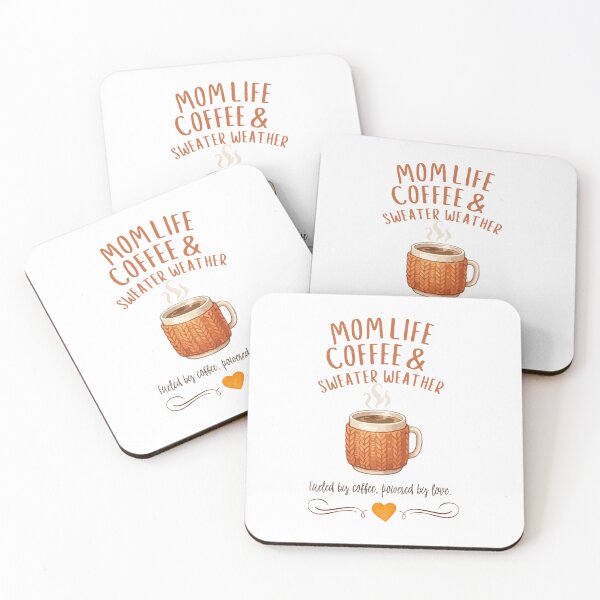 Item preview, Mom Life Coffee & Sweater Weather – Cozy Fall Coffee Mug Design designed and sold by ericaeureka.