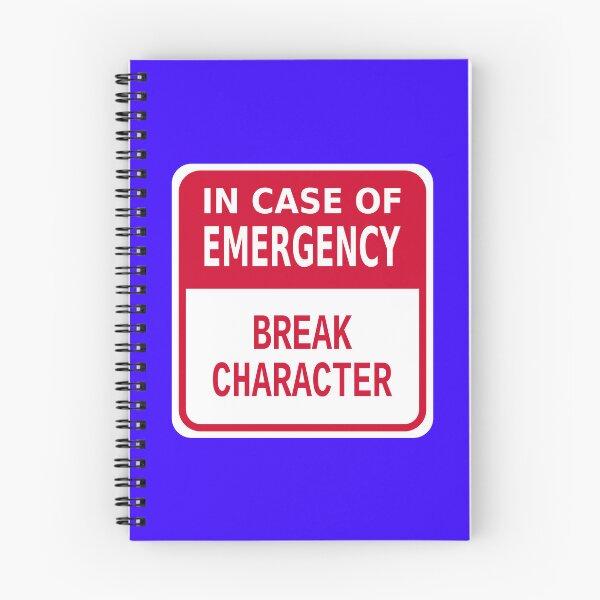 Item preview, In Case of Emergency Break Character designed and sold by Karate Octopus.