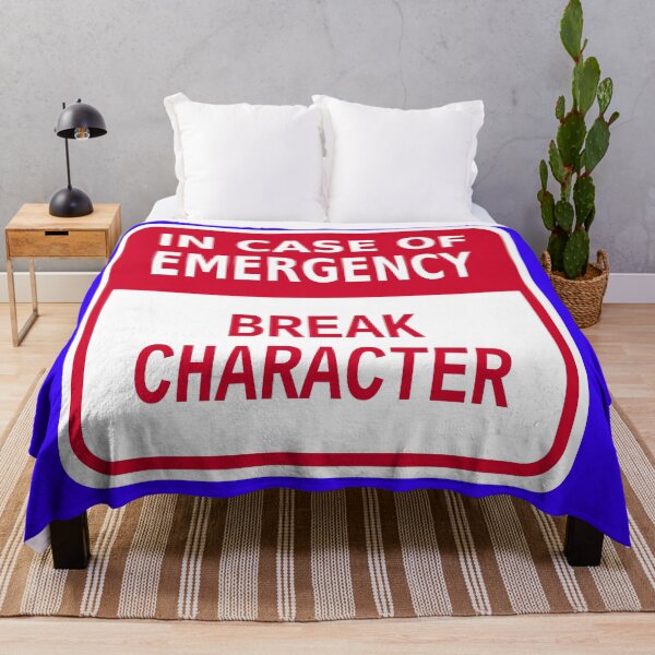 Item preview, In Case of Emergency Break Character designed and sold by Karate Octopus.