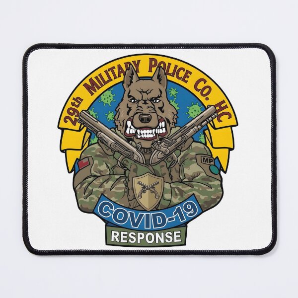 Item preview, 29th Military Police Company COVID-19 Response Emblem designed and sold by CharlieDesings.