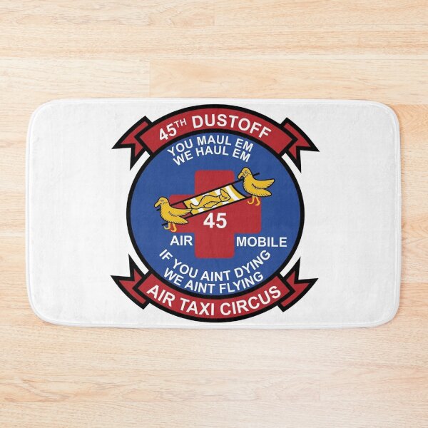 Item preview, 45th Dustoff Air Mobile Air Taxi Circus Medical Evacuation Patch designed and sold by CharlieDesings.